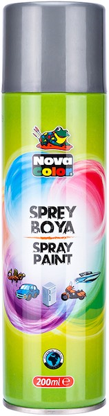 NOVA COLOR SPREY BOYA 200 ML GÜMÜŞ NC-812- 