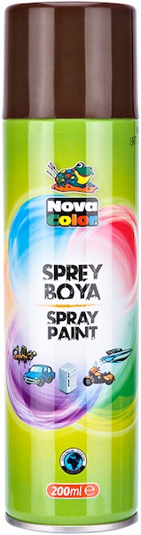 NOVA COLOR SPREY BOYA 200 ML KAHVE NC-806- 