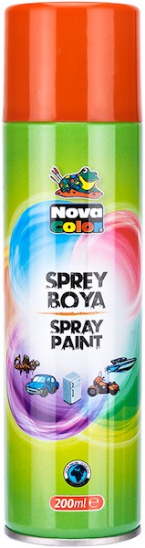 NOVA COLOR SPREY BOYA 200 ML TURUNCU NC-807- 