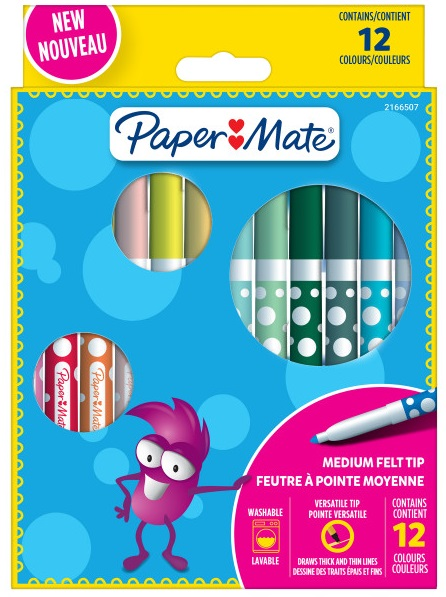 PAPERMATE KEÇELİ KALEM 12 Lİ 2166507- 