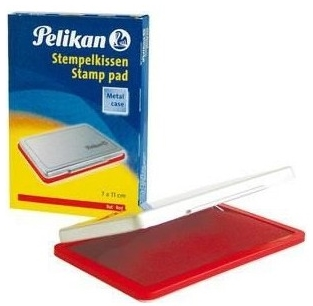 PELİKAN ISTAMPA NO:2 7x11 PLASTİK KIRMIZI 336214- 