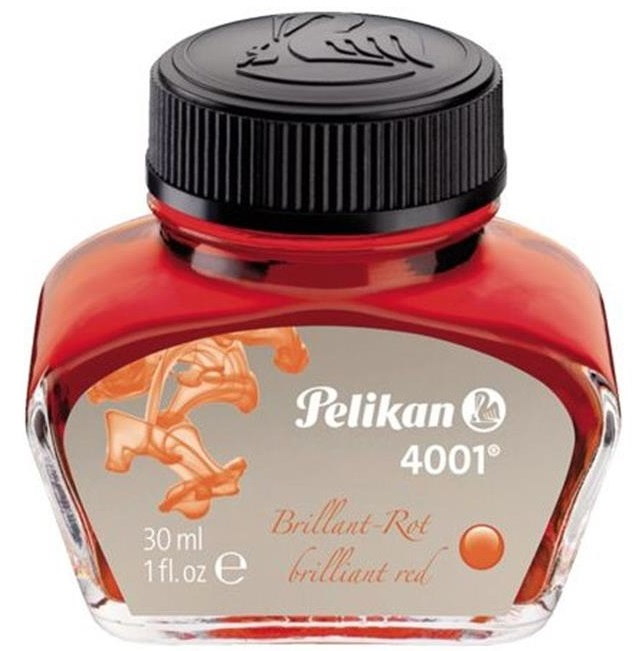 PELİKAN YAZI MÜREKKEBİ 4001 30 ML KIRMIZI 301036- 