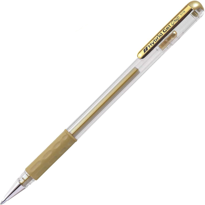 PENTEL JEL ROLLER K. K118-X METALİK ALTIN- 