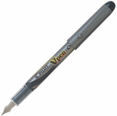 PILOT DOLMAKALEM V PEN SILVER SİYAH SVP-4M-B- 