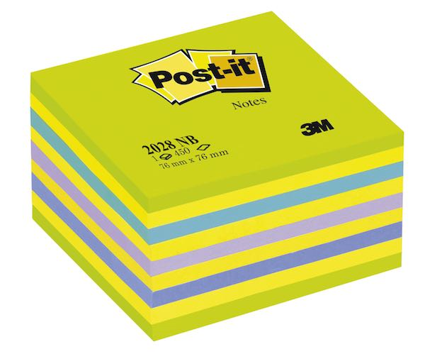 POST-IT YAPIŞKANLI KÜP NOT 76X76 YEŞİL 450YP 2028NB- 