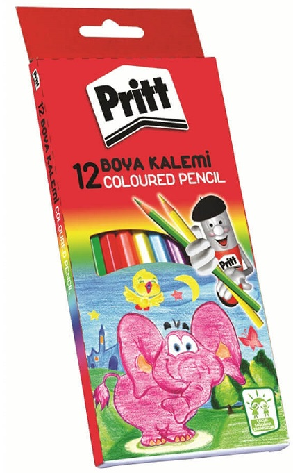 PRITT KURU BOYA UZUN 12 RENK 1219734- 