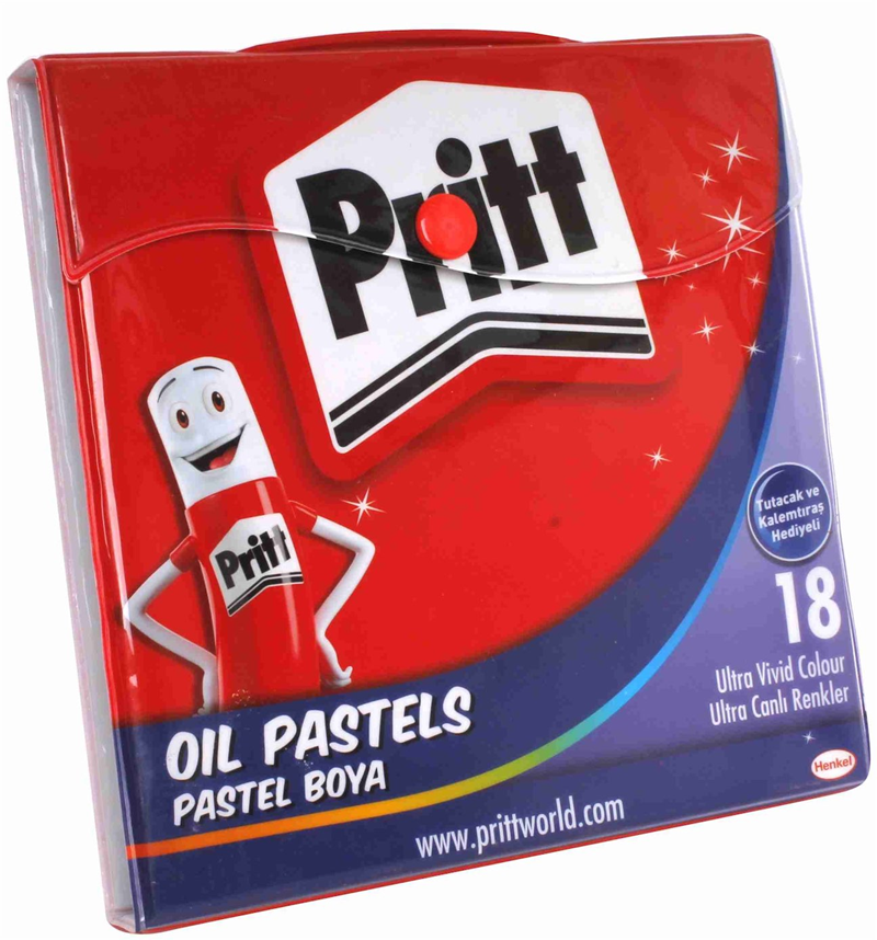 PRITT PASTEL BOYA ÇANTALI 18 Lİ 1048063- 