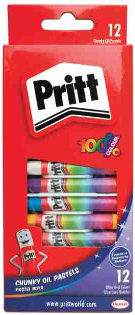 PRITT PASTEL BOYA KARTON KUTU 12 RENK 1048061- 