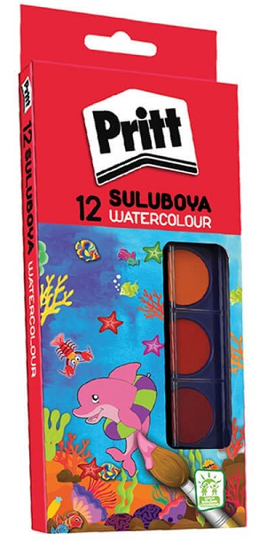 PRITT SULU BOYA BÜYÜK 12 RENK 1047948- 