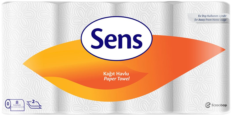 SENS KAĞIT HAVLU 8 Lİ (KOLİ=8 Lİ x 3 PK) 7902455- 