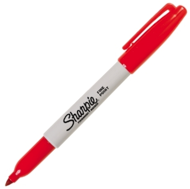 SHARPIE PERMANENT FINE YUVARLAK UÇ KIRMIZI S0810940- 