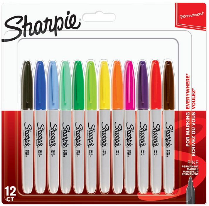 SHARPIE PERMANENT SET FINE 12 Lİ KARIŞIK 2065404- 