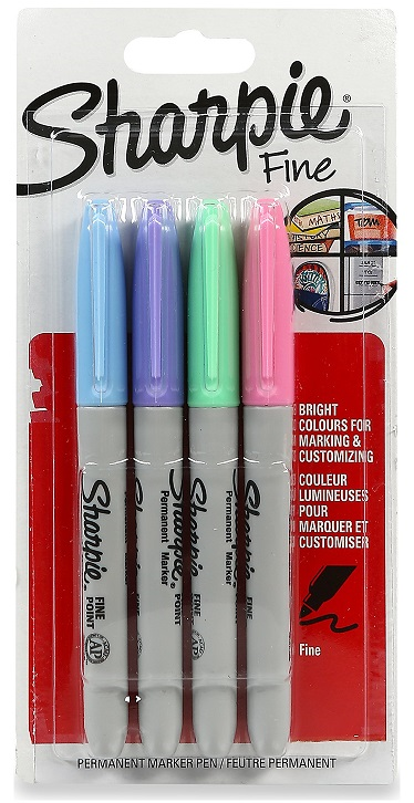 SHARPIE PERMANENT SET FINE 4 LÜ PASTEL 2065402- 