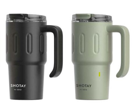 SHOTAY MUG PASLANMAZ ÇELİK 600 Ml. (2 KARIŞIK RENK/DESEN) ST-8169- 