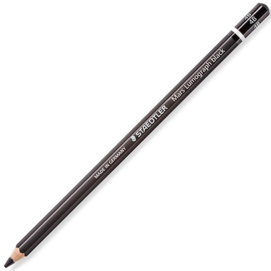 STAEDTLER KURŞUN KALEM DERECELİ MARS LUMOGRAPH BLACK 4B 100B-4B - 