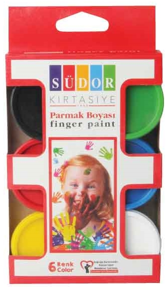 SÜDOR PARMAK BOYASI SET 6X30 ML SD822- 