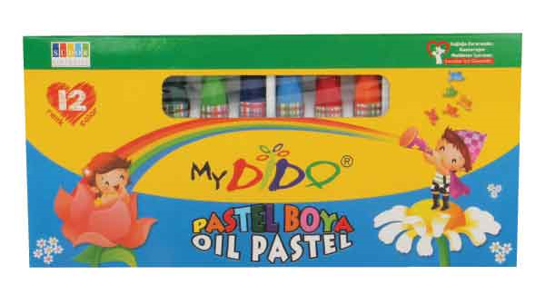 SÜDOR PASTEL BOYA 12 RENK MYDİDO SD622- 