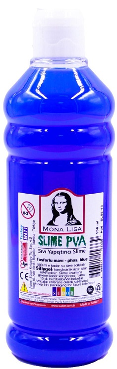 SÜDOR SLIME 500 ML FOSFORLU MAVI SL05-13- 