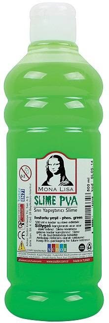 SÜDOR SLIME 500 ML FOSFORLU YEŞIL SL05-14- 