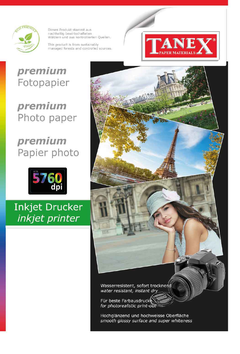 TANEX FOTOĞRAF KAĞIDI A4 200 GR 25 Lİ HC200G-25- 