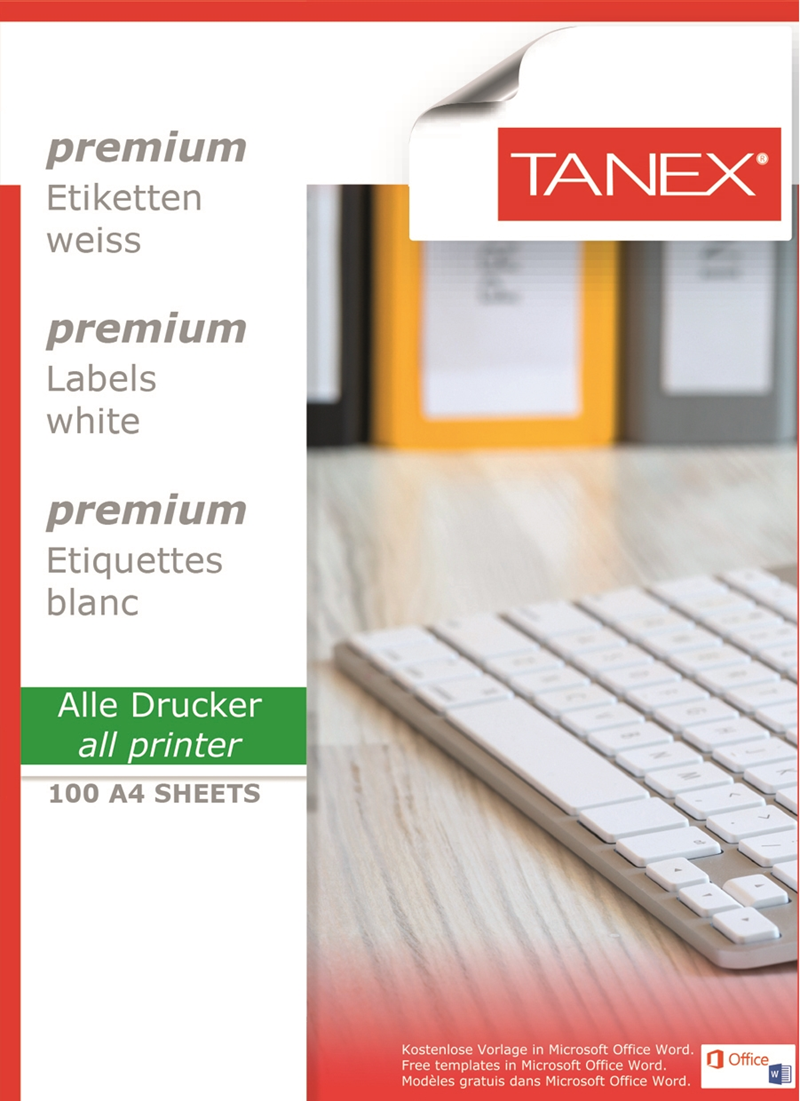 TANEX LASER ETİKET TW-2000 210 X 297 MM- 