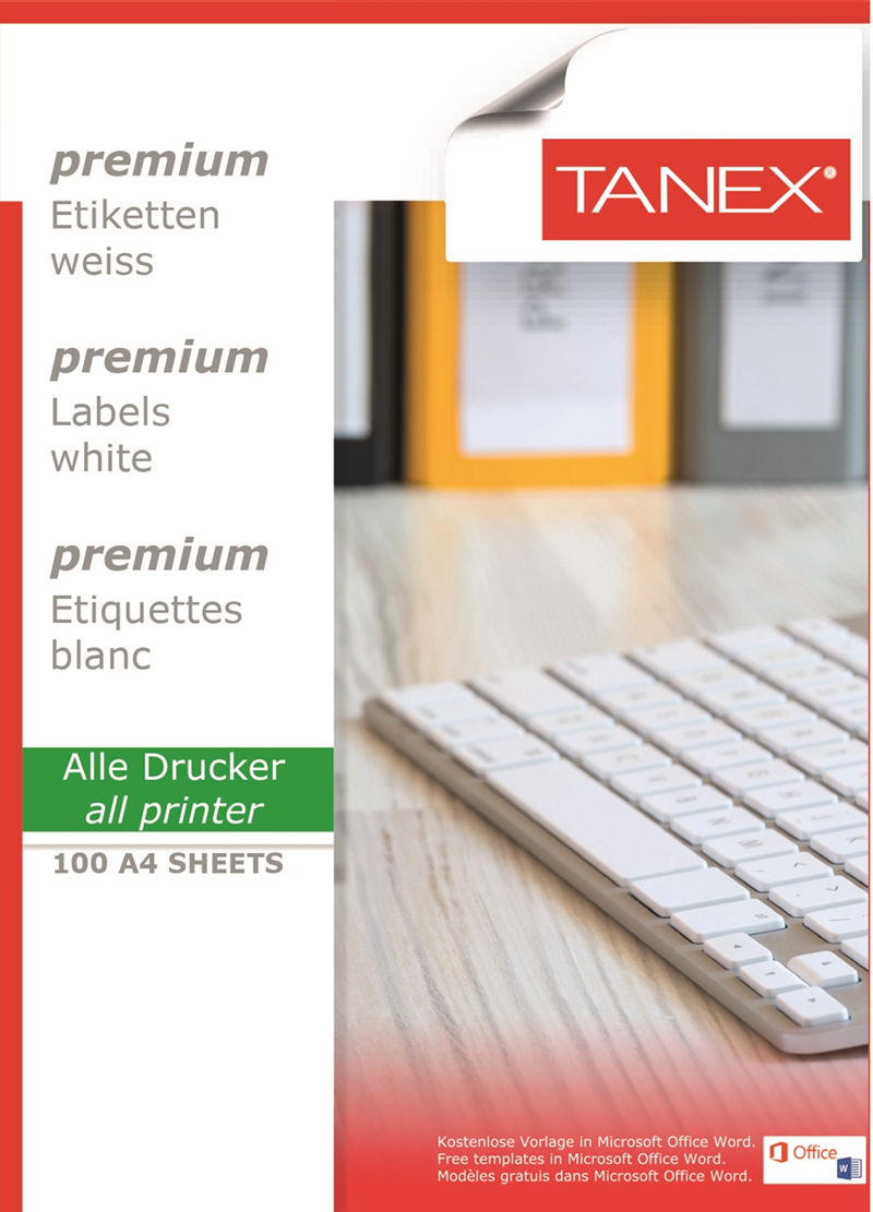 TANEX LASER ETİKET TW-2001 199.6 X 289.1 MM- 