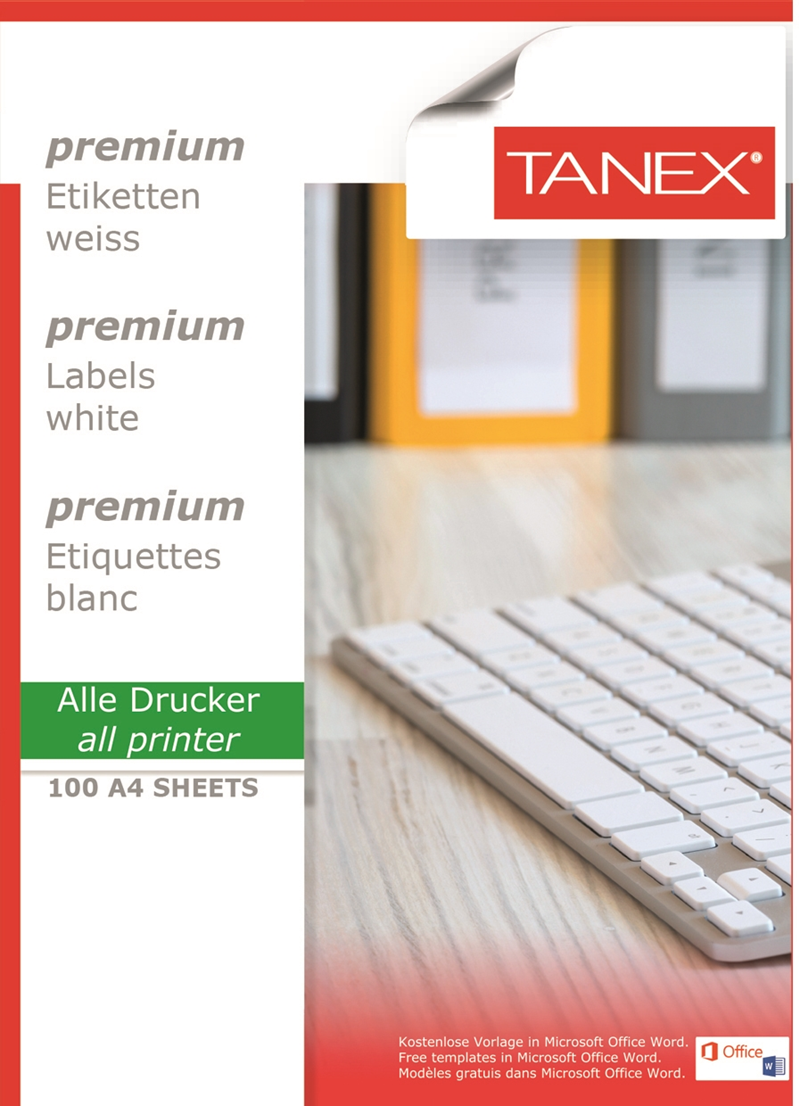 TANEX LASER ETİKET TW-2002 199.6 X 143.5 MM- 