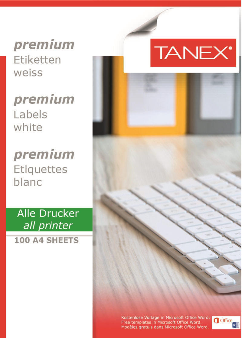 TANEX LASER ETİKET TW-2004 99.1 X 139 MM- 