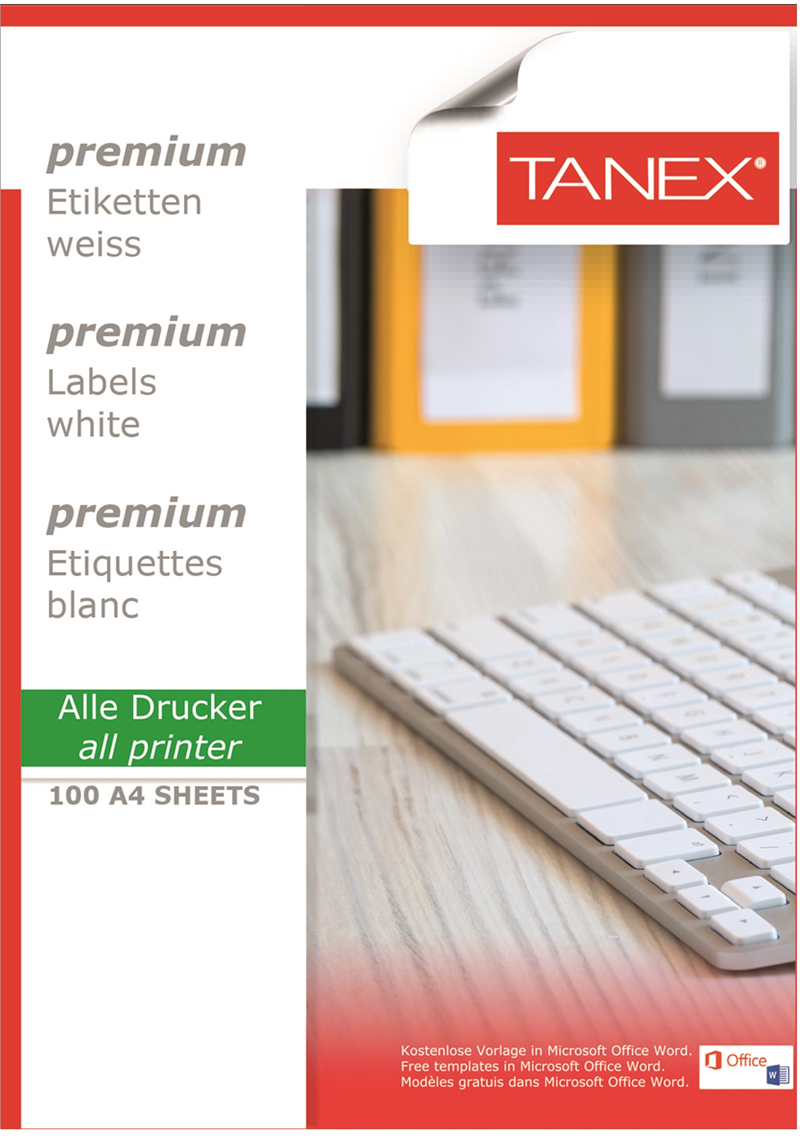 TANEX LASER ETİKET TW-2028 52.5 X 41 MM- 