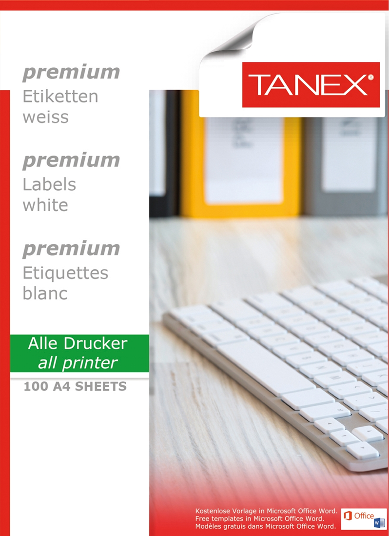 TANEX LASER ETİKET TW-2100 210 X 280 MM- 