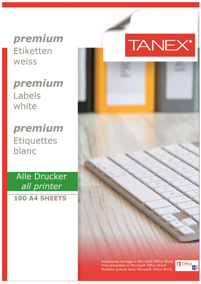 TANEX LASER ETİKET TW-2120 31 X 14 MM- 