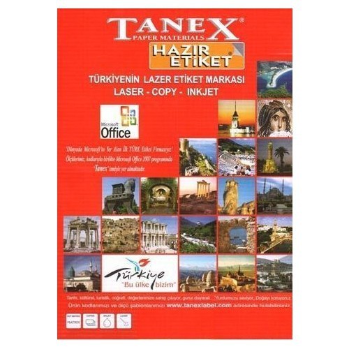 TANEX LASER ETİKET TW-2312 70 X 70 MM- 