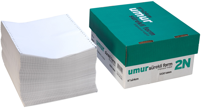 UMUR SÜREKLİ FORM 11x24CM RENKLİ 2/N 1000 Lİ 30011193 