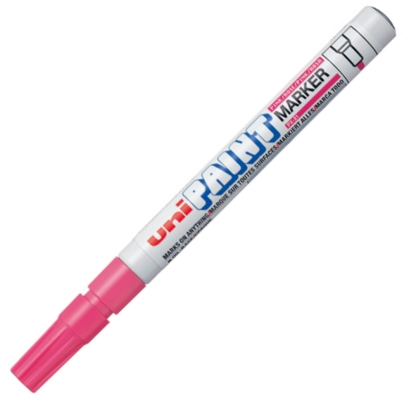 UNİ BOYAMA MARKÖRÜ PAINT PX-21 0.8-1.2 PEMBE- 