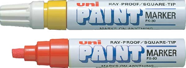 UNİ BOYAMA MARKÖRÜ PAINT PX-30 4.0-8.5 BEYAZ- 