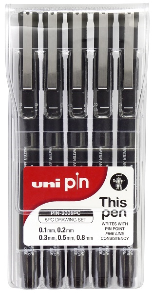 UNİ DRAWING PEN PIN-200/5P 5Lİ- 