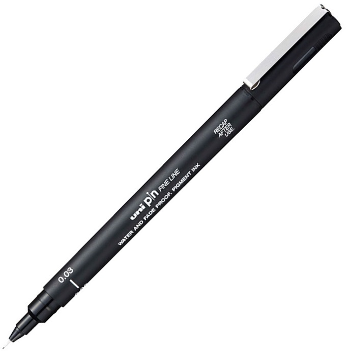 UNİ DRAWING PEN PIN003-200 0.03 SİYAH- 