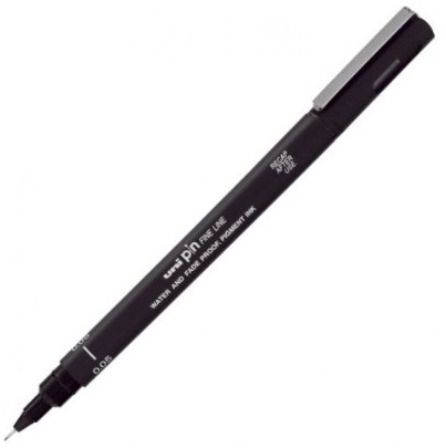 UNİ DRAWING PEN PIN005-200 0.05 SİYAH- 