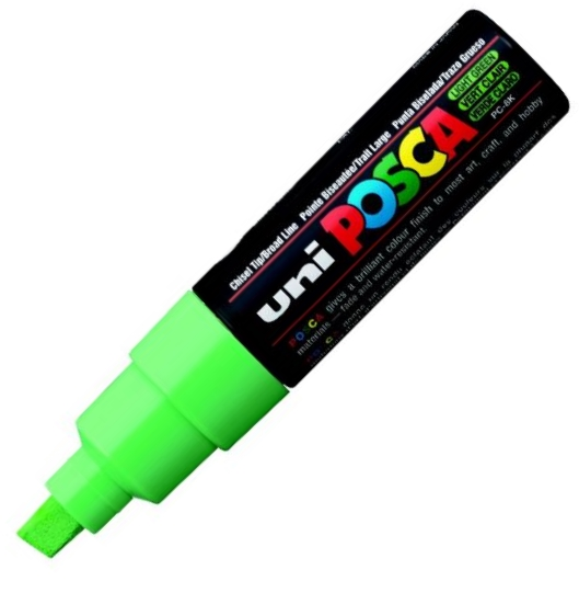 UNİ POSTER MARKÖRÜ POSCA PC-8K 8.0 AÇIK YEŞİL- 