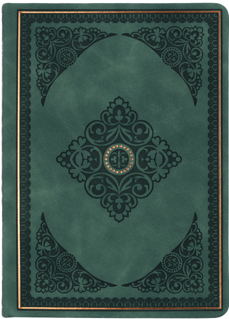 VJ DEFTER VINTAGE OLD BOOK 14x20 Cm. 80 Gr. 160 YP ÇİZGİLİ YEŞİL 3479- 