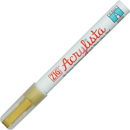 ZIG ACRYLISTA MARKÖR FINE 0,5MM PAC-10MT 101 ALTIN- 