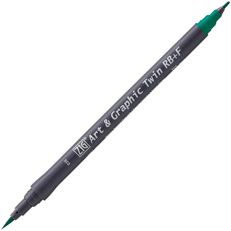 ZIG ART&GRAPHIC TWIN RB TUT-95 38 MARINE GREEN- 