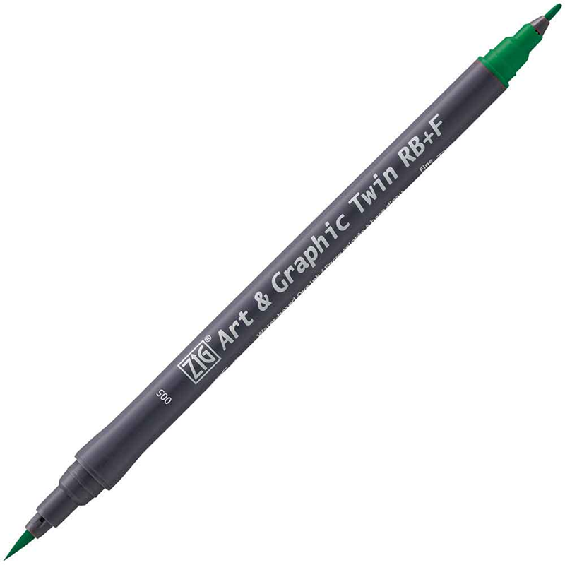 ZIG ART&GRAPHIC TWIN RB TUT-95 5 GREEN- 