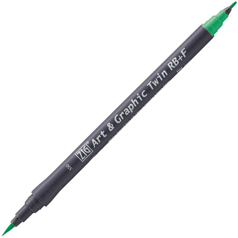 ZIG ART&GRAPHIC TWIN RB TUT-95 550 EMERALD GREEN- 