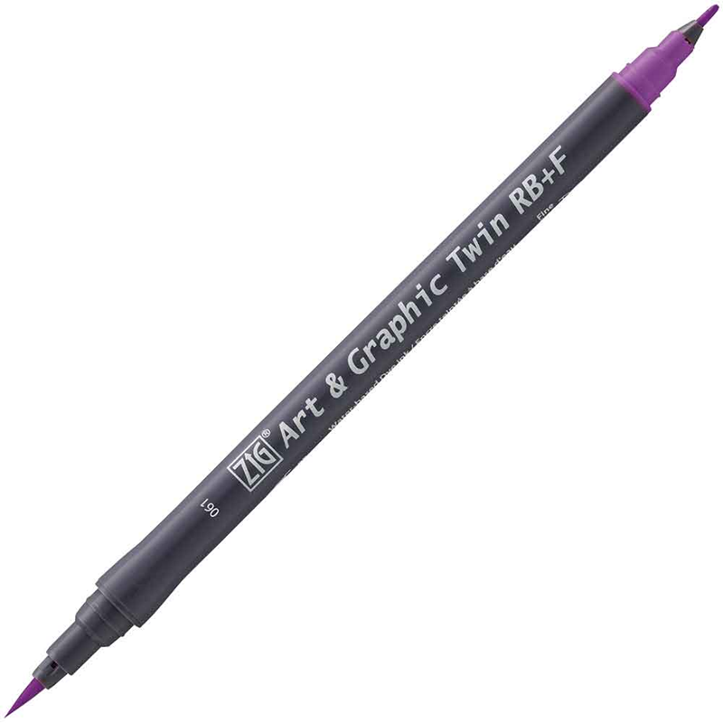 ZIG ART&GRAPHIC TWIN RB TUT-95 61 PURPLE- 