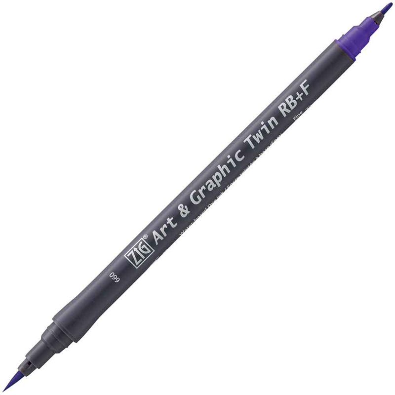 ZIG ART&GRAPHIC TWIN RB TUT-95 660 DEEP VIOLET- 