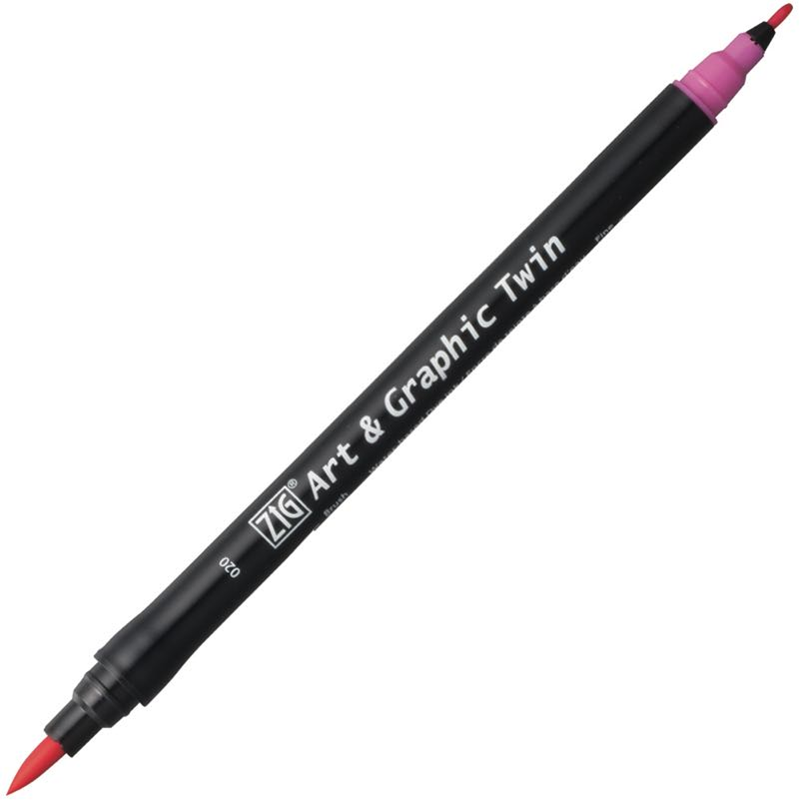 ZIG ART&GRAPHIC TWIN TUT-80 020 PINK- 