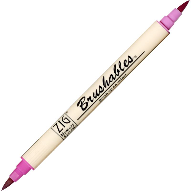 ZIG BRUSHABLES MS-7700 025 PURE PINK- 