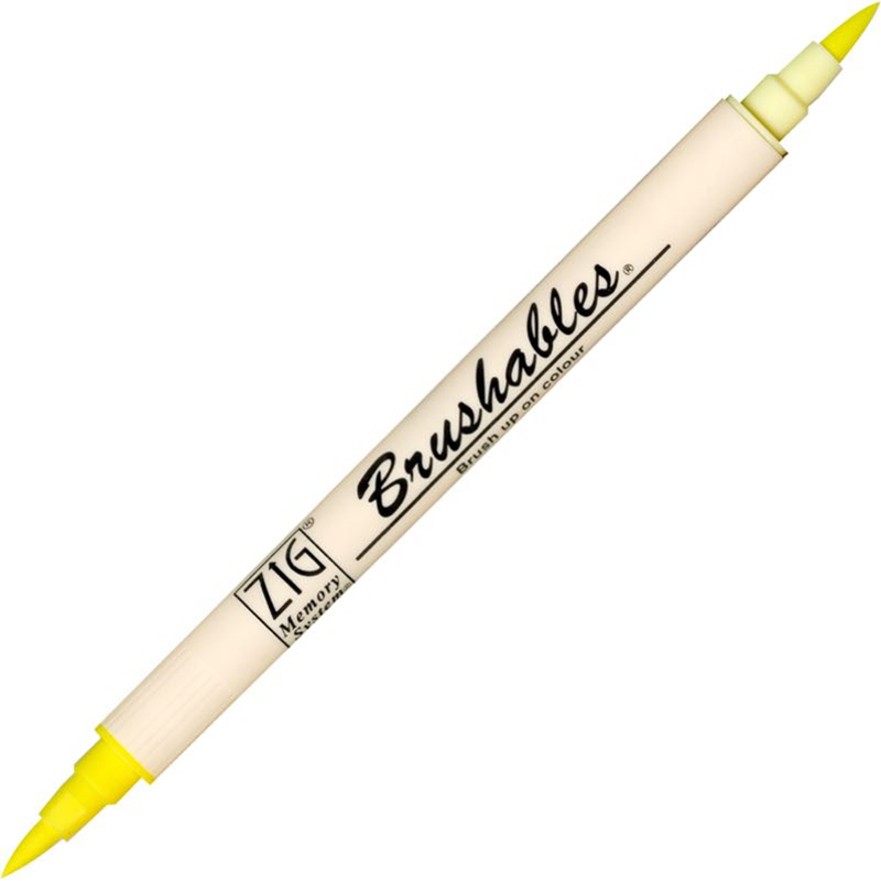 ZIG BRUSHABLES MS-7700 050 PURE YELLOW- 