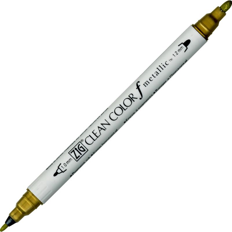 ZIG CLEAN COLOR F METALLIC TCS-8000 101 GOLD- 